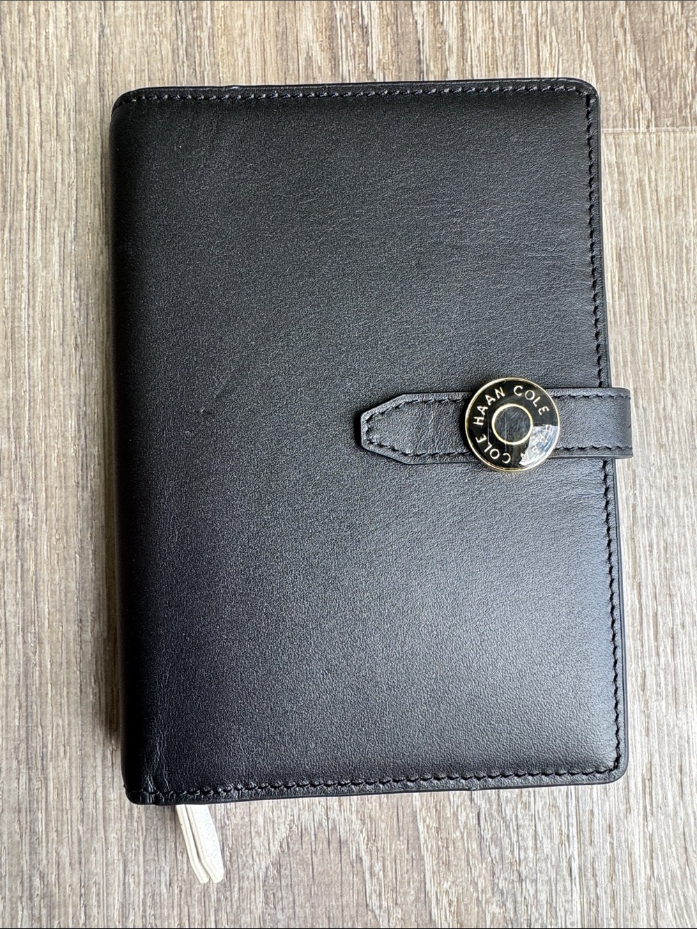 Cole Haan Black Passport Holder Wallet